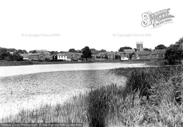 Photo of Hornsea, The Mere c.1955