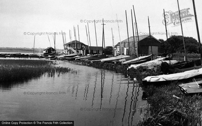 Photo of Hornsea, The Mere c.1955