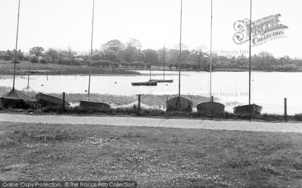 Photo of Hornsea, The Mere c.1955