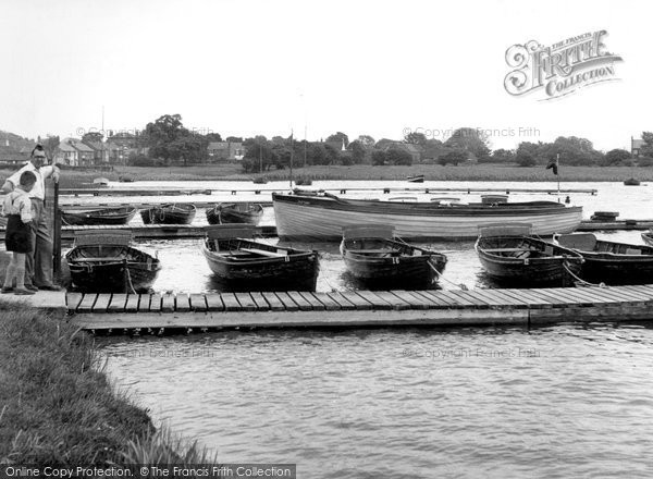 Photo of Hornsea, The Mere c.1955