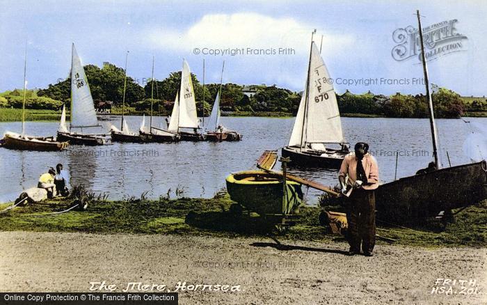 Photo of Hornsea, The Mere c.1960