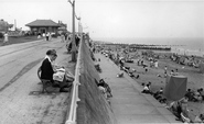 The Promenade And Beach c.1960, Hornsea