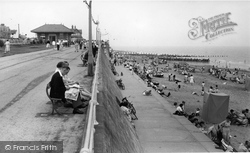 The Promenade And Beach c.1960, Hornsea