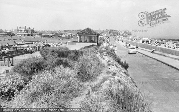 Photo of Hornsea, The Promenade And Boating Lake c.1955
