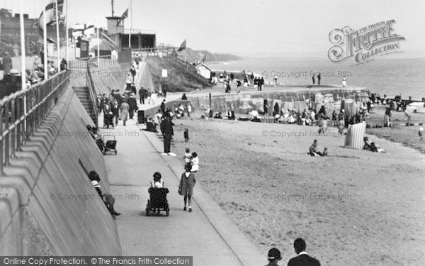 Photo of Hornsea, The Sands And Promenade c.1950