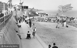 The Sands And Promenade c.1950, Hornsea