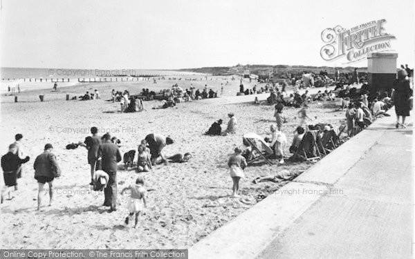 Photo of Hornsea, The Sands c.1950