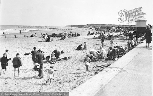 Photo of Hornsea, The Sands c.1950