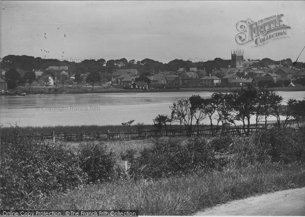 Photo of Hornsea, Town From The Mere c.1930