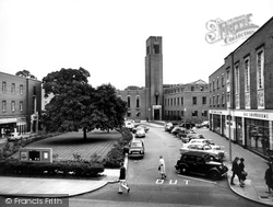 Hornsey, the Town Hall c1965