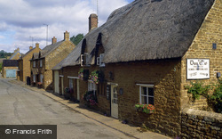 The Village And The Dun Cow c.1990, Hornton
