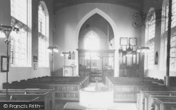 Church Interior c.1960, Horseheath