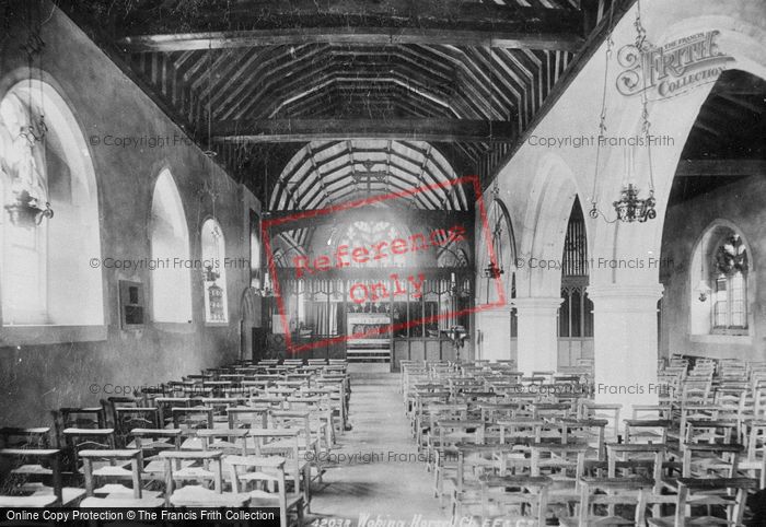 Photo of Horsell, Church Interior 1898