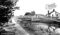The New Swing Bridge On The Canal c.1955, Horsell