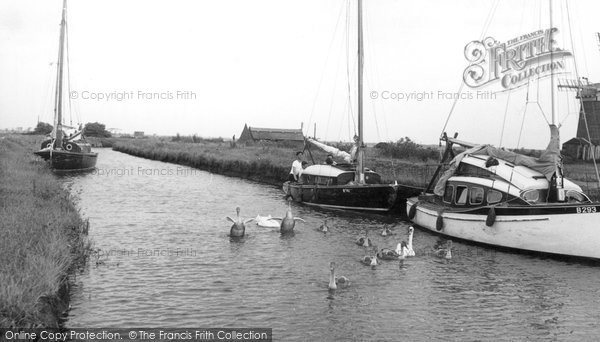 Photo of Horsey, The Staithe c.1955
