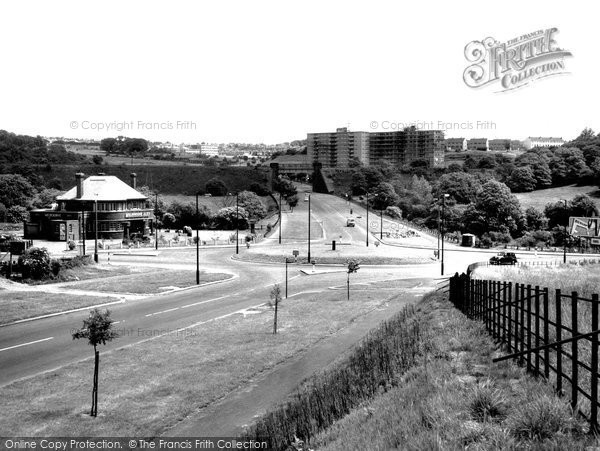 Photo of Horsforth, The Ring Road Roundabout c.1960