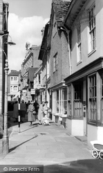A Quaint Corner By The Town Hall c.1960, Horsham