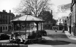 Bandstand, The Carfax c.1950, Horsham
