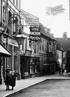 Children By The Anchor Hotel c.1900, Horsham