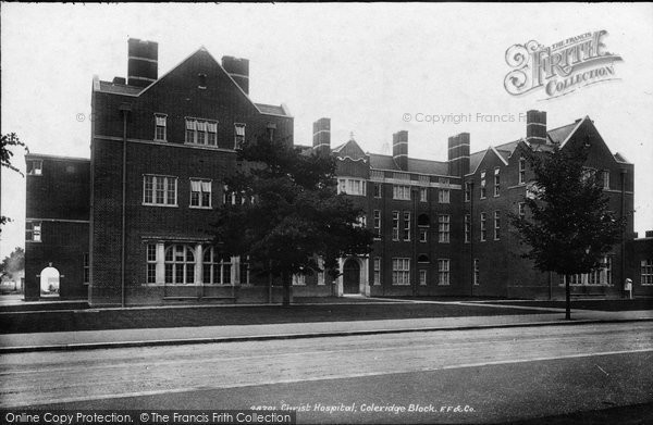 Photo of Horsham, Christ's Hospital, Coleridge Block 1902