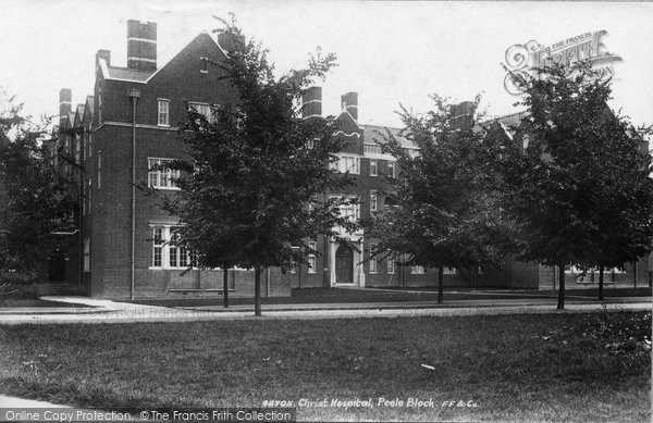 Photo Of Horsham Christs Hospital Peele Block 1902