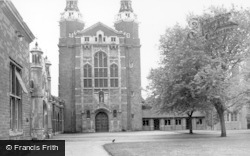 Christ's Hospital School Chapel c.1960, Horsham