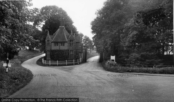 Photo of Horsham, Christ's Hospital School Entrance c.1955