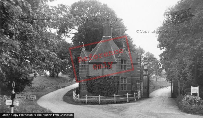 Photo of Horsham, Christ's Hospital School Entrance c.1955