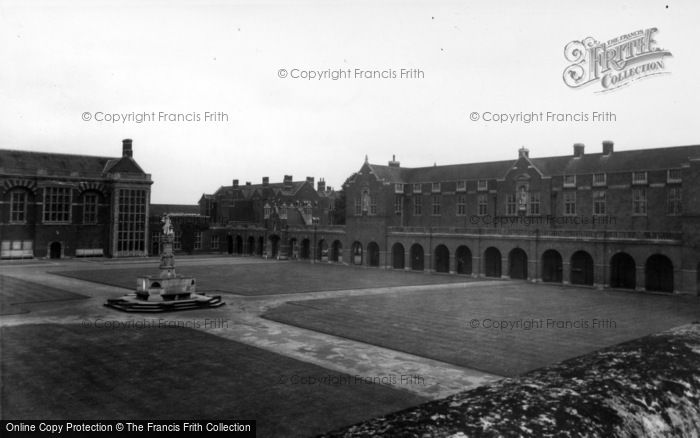Photo of Horsham, Christ's Hospital School, The Quadrangle c.1955