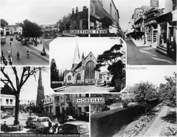 Photo of Horsham, Composite c.1960