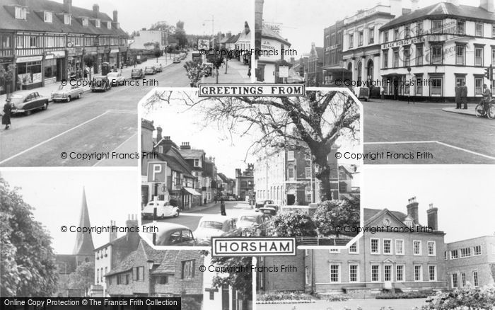 Photo of Horsham, Composite c.1960