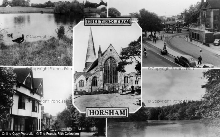 Photo of Horsham, Composite c.1960