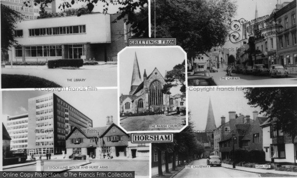 Photo of Horsham, Composite c.1965