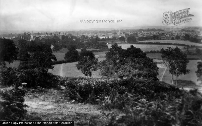 Photo of Horsham, From Denne Park 1930