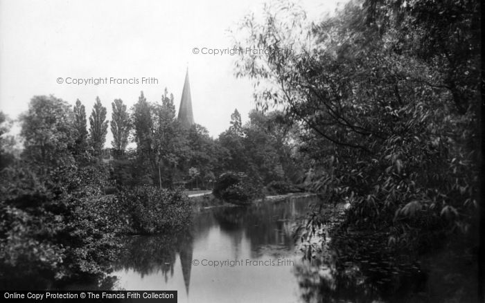 Photo of Horsham, Mill Stream 1927