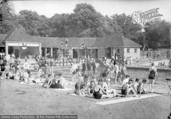 Photo of Horsham, Park, Swimming Pool 1934