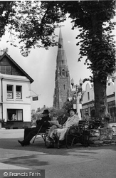 St Mark's Church From The Carfax c.1950, Horsham