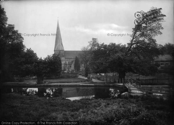 Photo of Horsham, St Mary's Church 1924