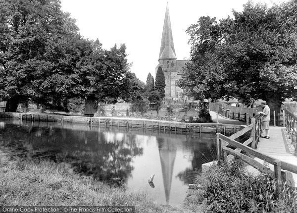 Photo of Horsham, St Mary's Church And River Arun 1927