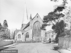 St Mary's Parish Church c.1960, Horsham