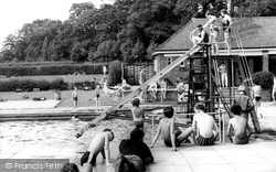 Horsham, Swimming Pool c1965