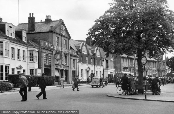 Photo of Horsham, The Carfax c.1955