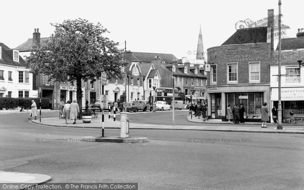 Photo of Horsham, The Carfax c.1960