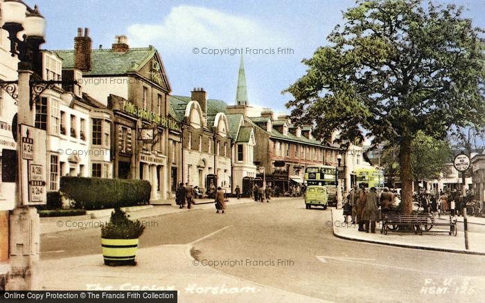 Photo of Horsham, The Carfax c.1960