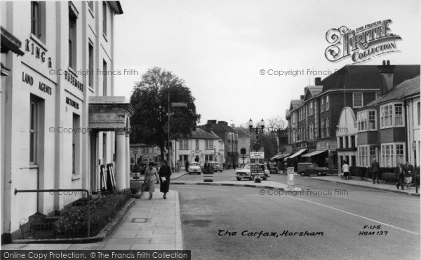 Photo of Horsham, The Carfax c.1960