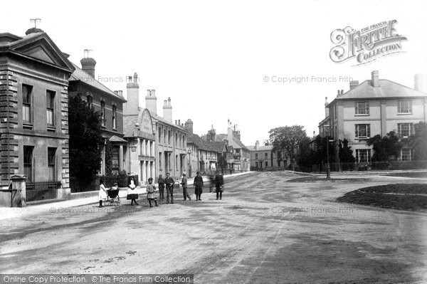 Photo of Horsham, The Carfax Looking Towards London Road 1892