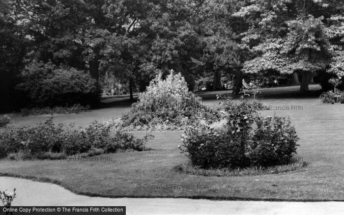 Photo of Horsham, The Park, Flower Gardens c.1965