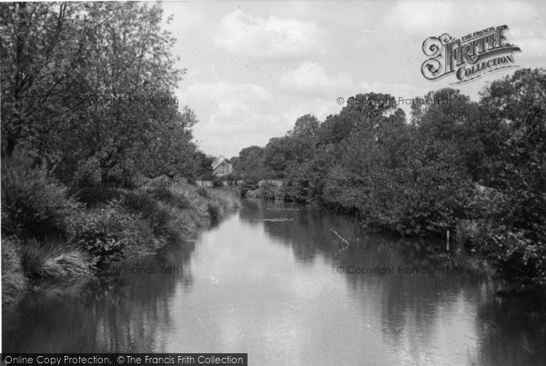 Photo of Horsham, The River From Church Bridge c.1950