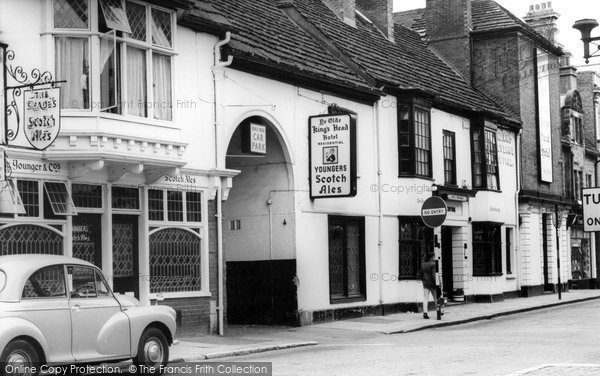 Photo of Horsham, The Shades And Ye Olde Kings Head Hotel c.1965