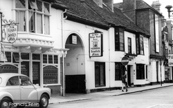 The Shades And Ye Olde Kings Head Hotel c.1965, Horsham